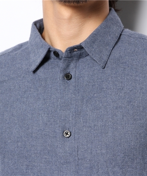 WEGO(ウィゴー)の「WEGO/ロングネルシャツ(シャツ/ブラウス・メンズ・ブラウン/ネイビー/その他1/その他2・MEDIUM/LARGE)」の8枚目の写真