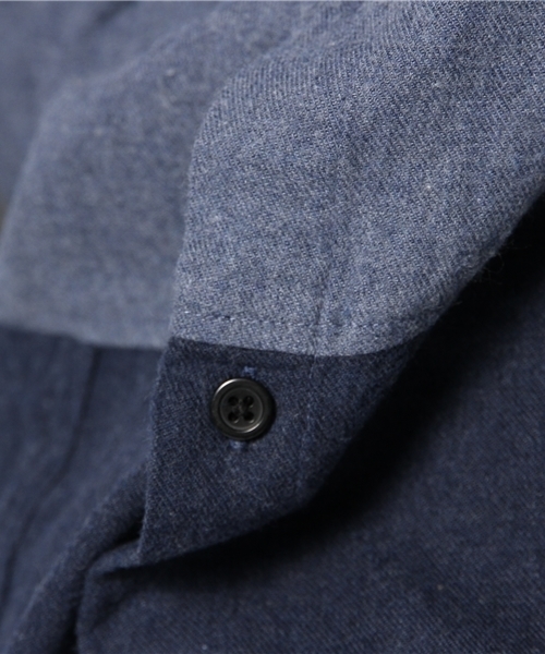 WEGO(ウィゴー)の「WEGO/ロングネルシャツ(シャツ/ブラウス・メンズ・ブラウン/ネイビー/その他1/その他2・MEDIUM/LARGE)」の11枚目の写真