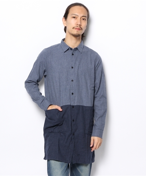 WEGO(ウィゴー)の「WEGO/ロングネルシャツ(シャツ/ブラウス・メンズ・ブラウン/ネイビー/その他1/その他2・MEDIUM/LARGE)」の16枚目の写真