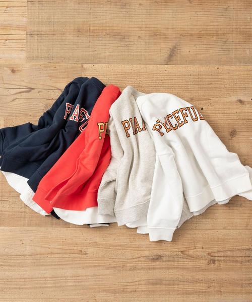 coen（コーエン）の「【coen キッズ / ジュニア】バックプリントスウェット×ワッフルロンT（2セット）（スウェット・キッズ・グレー/ホワイト/レッド/ネイビー・110/100/120/130/140/150）」の6枚目の写真