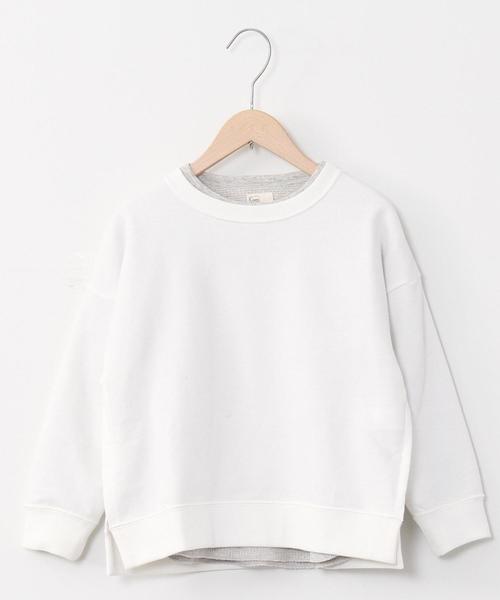 coen（コーエン）の「【coen キッズ / ジュニア】バックプリントスウェット×ワッフルロンT（2セット）（スウェット・キッズ・グレー/ホワイト/レッド/ネイビー・110/100/120/130/140/150）」の5枚目の写真