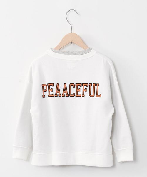 coen（コーエン）の「【coen キッズ / ジュニア】バックプリントスウェット×ワッフルロンT（2セット）（スウェット・キッズ・グレー/ホワイト/レッド/ネイビー・110/100/120/130/140/150）」の22枚目の写真