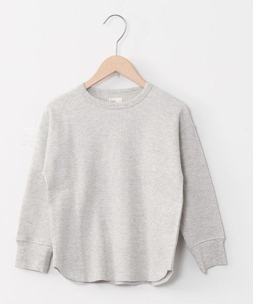 coen（コーエン）の「【coen キッズ / ジュニア】バックプリントスウェット×ワッフルロンT（2セット）（スウェット・キッズ・グレー/ホワイト/レッド/ネイビー・110/100/120/130/140/150）」の20枚目の写真