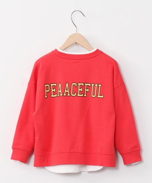 coen（コーエン）の「【coen キッズ / ジュニア】バックプリントスウェット×ワッフルロンT（2セット）（スウェット・キッズ・グレー/ホワイト/レッド/ネイビー・110/100/120/130/140/150）」の18枚目の写真