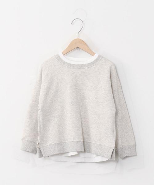 coen（コーエン）の「【coen キッズ / ジュニア】バックプリントスウェット×ワッフルロンT（2セット）（スウェット・キッズ・グレー/ホワイト/レッド/ネイビー・110/100/120/130/140/150）」の13枚目の写真