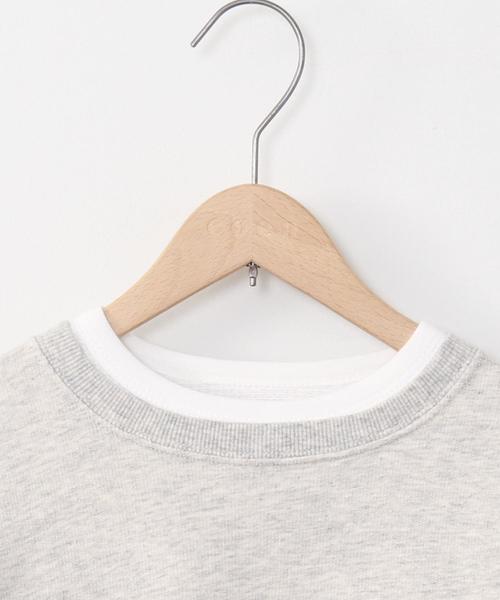 coen（コーエン）の「【coen キッズ / ジュニア】バックプリントスウェット×ワッフルロンT（2セット）（スウェット・キッズ・グレー/ホワイト/レッド/ネイビー・110/100/120/130/140/150）」の12枚目の写真