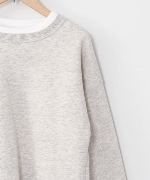 coen（コーエン）の「【coen キッズ / ジュニア】バックプリントスウェット×ワッフルロンT（2セット）（スウェット・キッズ・グレー/ホワイト/レッド/ネイビー・110/100/120/130/140/150）」の11枚目の写真