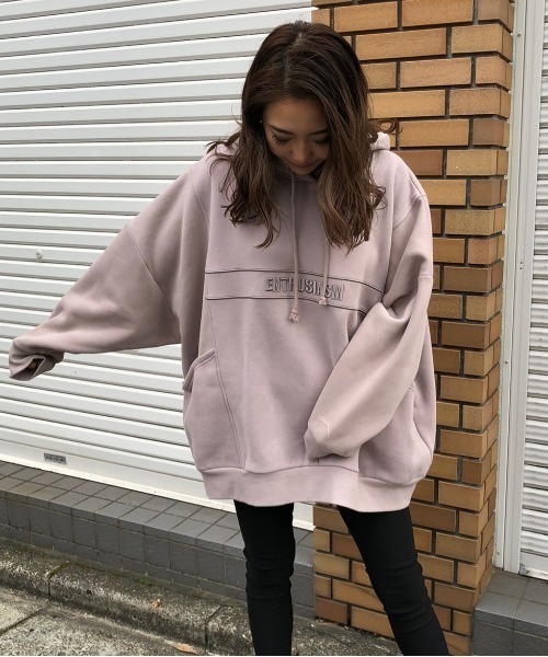 ENVYM（アンビー）の「サイドポケットビッグＰＯ（スウェット・レディース・ピンク/グリーン/ホワイト/グレー・FREE）」の15枚目の写真