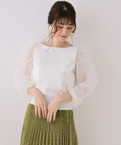 one after another NICE CLAUP（ワンアフターアナザーナイスクラップ）の「変形プリーツスカート（スカート・レディース・ホワイト系その他/ブラック系その他/グリーン/グリーン系その他/ピンク・FREE）」の9枚目の写真