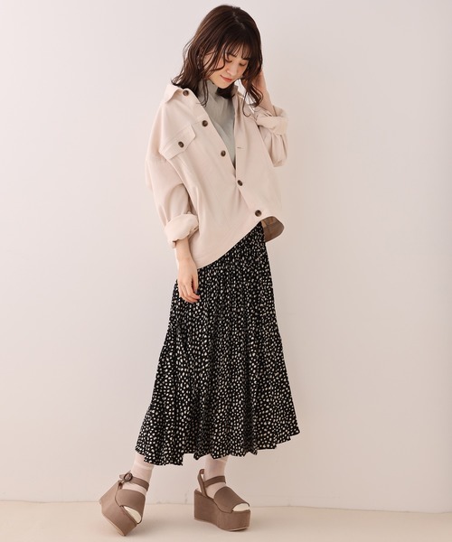 one after another NICE CLAUP（ワンアフターアナザーナイスクラップ）の「変形プリーツスカート（スカート・レディース・ホワイト系その他/ブラック系その他/グリーン/グリーン系その他/ピンク・FREE）」の22枚目の写真