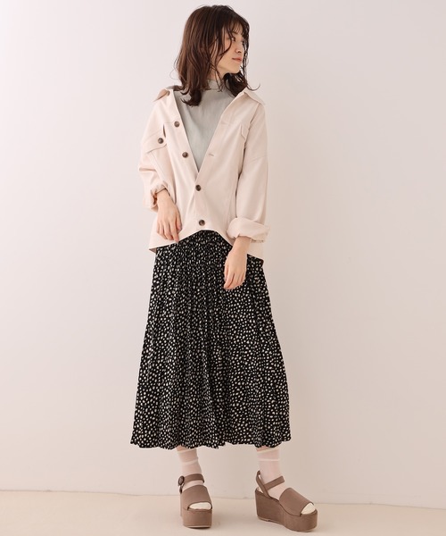 one after another NICE CLAUP（ワンアフターアナザーナイスクラップ）の「変形プリーツスカート（スカート・レディース・ホワイト系その他/ブラック系その他/グリーン/グリーン系その他/ピンク・FREE）」の16枚目の写真