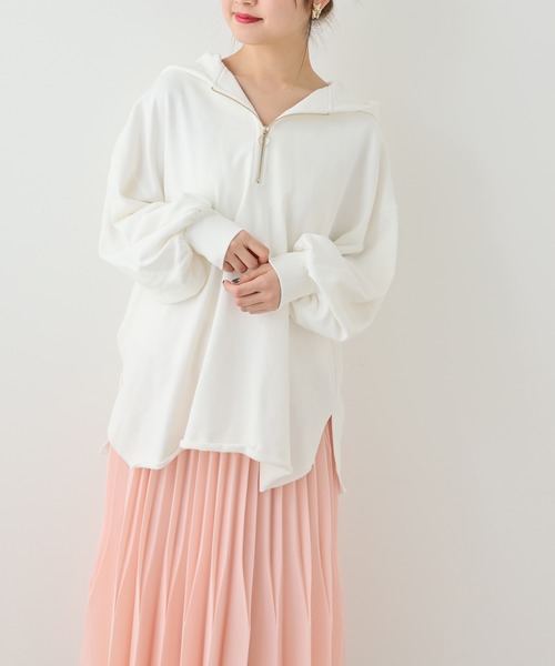 one after another NICE CLAUP（ワンアフターアナザーナイスクラップ）の「変形プリーツスカート（スカート・レディース・ホワイト系その他/ブラック系その他/グリーン/グリーン系その他/ピンク・FREE）」の20枚目の写真