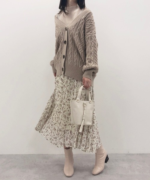 one after another NICE CLAUP（ワンアフターアナザーナイスクラップ）の「変形プリーツスカート（スカート・レディース・ホワイト系その他/ブラック系その他/グリーン/グリーン系その他/ピンク・FREE）」の17枚目の写真