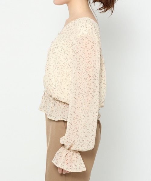 Heather（ヘザー）の「フラワーシフォンブラウス　　874508（シャツ/ブラウス・レディース・ホワイト系その他/ブルー系その他/ブラック系その他・FREE）」の7枚目の写真