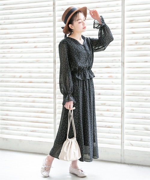 Heather（ヘザー）の「フラワーシフォンブラウス　　874508（シャツ/ブラウス・レディース・ホワイト系その他/ブルー系その他/ブラック系その他・FREE）」の19枚目の写真