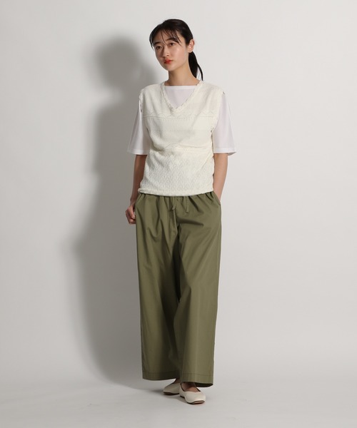 niko and...（ニコアンド）の「カラフルガーデンパンツ（その他パンツ・レディース・カーキ/ブラック/ネイビー/ブラウン/レッド・MEDIUM/LARGE）」の6枚目の写真