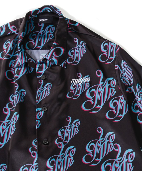 MYne（マイン）の「【MYne】モノグラム半袖シャツ/Monogram H/S shirts 
