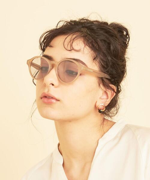 BEAUTY&YOUTH UNITED ARROWS(ビューティーアンドユースユナイテッドアローズ)の「BY∴ ラウンドサングラス о(サングラス・レディース・ベージュ/その他1・FREE)」の12枚目の写真