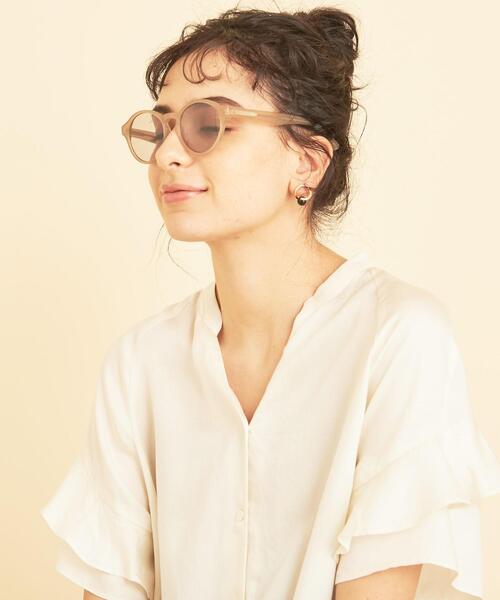 BEAUTY&YOUTH UNITED ARROWS(ビューティーアンドユースユナイテッドアローズ)の「BY∴ ラウンドサングラス о(サングラス・レディース・ベージュ/その他1・FREE)」の11枚目の写真