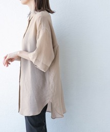 yuw | シアーシャツＳＳ　887886(シャツ/ブラウス)