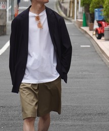 ADAM ET ROPE' | 〈吸水速乾・通気性・ウォッシャブル〉リネンライクオーバージャケット(テーラードジャケット)