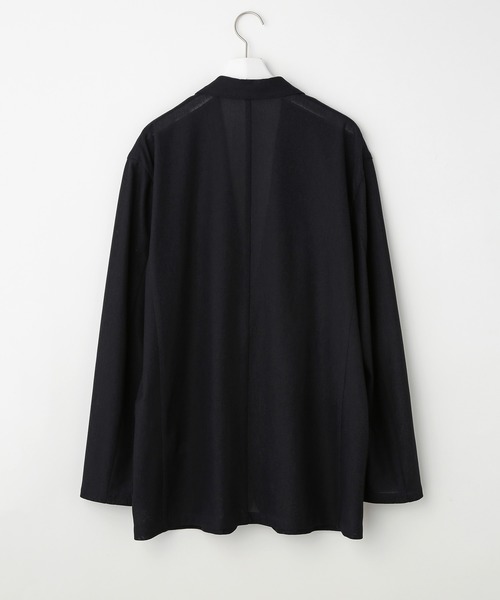 ADAM ET ROPE'(アダムエロペ)の「〈吸水速乾・通気性・ウォッシャブル〉リネンライクオーバージャケット(テーラードジャケット・メンズ・ネイビー/ブラウン系その他・M/L)」の8枚目の写真