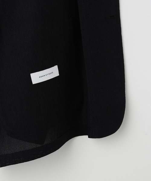 ADAM ET ROPE'(アダムエロペ)の「〈吸水速乾・通気性・ウォッシャブル〉リネンライクオーバージャケット(テーラードジャケット・メンズ・ネイビー/ブラウン系その他・M/L)」の7枚目の写真