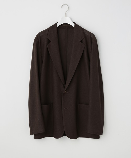 ADAM ET ROPE'(アダムエロペ)の「〈吸水速乾・通気性・ウォッシャブル〉リネンライクオーバージャケット(テーラードジャケット・メンズ・ネイビー/ブラウン系その他・M/L)」の17枚目の写真