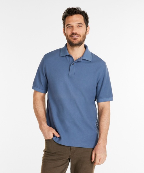 L.L.Bean（エルエルビーン）の「プレミアム・ダブル・エル・ポロシャツ、半袖 ジャパン・フィット（ポロシャツ・メンズ・ホワイト/ブラック/ネイビー/グリーン/オレンジ/レッド/インディゴブルー/ヘザーグレー/ライトブルー/グリーン系・MEDIUM/LARGE/X-LARGE/SMALL/XX-LARGE）」の17枚目の写真