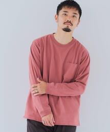 green label relaxing | SC オーガニック ヘビーウェイト クルーネック 長袖 カットソー(Tシャツ/カットソー)