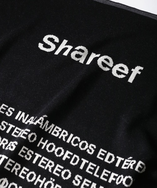 SHAREEF（シャリーフ）の「BIG ROGO STOLE（ストール/ショール・メンズ・ホワイト/ブラック/ダークグリーン/オレンジ・FREE）」の19枚目の写真