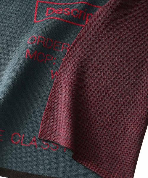 SHAREEF（シャリーフ）の「BIG ROGO STOLE（ストール/ショール・メンズ・ホワイト/ブラック/ダークグリーン/オレンジ・FREE）」の10枚目の写真