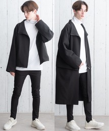 INTER FACTORY | ファッションインフルエンサー じーの × INTER FACTORY　2wayスタンドブルゾンコート(その他アウター)