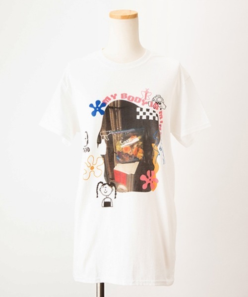 Casselini(キャセリーニ)の「【EC限定】Casselini(キャセリーニ)Casselini Tee(Tシャツ/カットソー・レディース・ホワイト/ブラック×ホワイト・S/M)」の9枚目の写真
