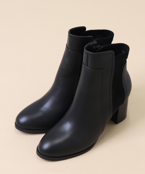 artemis by DIANA（アルテミスバイダイアナ）の「異素材MIXショートブーツ（ブーツ・レディース・ブラック/ダークブラウン/ブラック系その他・22.5cm/23.5cm/24.5cm/23.0cm/24.0cm/25.0cm/22.0cm）」の9枚目の写真