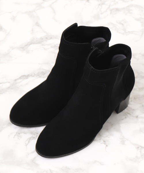 artemis by DIANA（アルテミスバイダイアナ）の「異素材MIXショートブーツ（ブーツ・レディース・ブラック/ダークブラウン/ブラック系その他・22.5cm/23.5cm/24.5cm/23.0cm/24.0cm/25.0cm/22.0cm）」の11枚目の写真