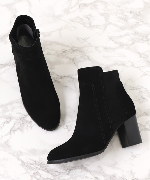 artemis by DIANA（アルテミスバイダイアナ）の「異素材MIXショートブーツ（ブーツ・レディース・ブラック/ダークブラウン/ブラック系その他・22.5cm/23.5cm/24.5cm/23.0cm/24.0cm/25.0cm/22.0cm）」の12枚目の写真