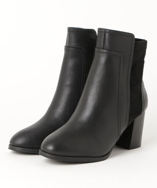 artemis by DIANA（アルテミスバイダイアナ）の「異素材MIXショートブーツ（ブーツ・レディース・ブラック/ダークブラウン/ブラック系その他・22.5cm/23.5cm/24.5cm/23.0cm/24.0cm/25.0cm/22.0cm）」の6枚目の写真