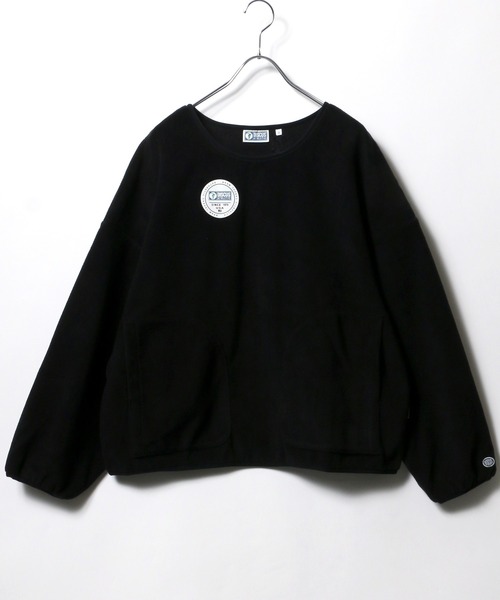 DISCUS ATHLETIC（ディスカス　アスレチック）の「DISCUS ATHLETIC（ディスカスアスレチック）フリース プルオーバー トップス レディース/トレーナー 無地（スウェット・レディース・オレンジ/パープル/ベージュ/グレー/ブラック/アイボリー/グリーン/ブラウン/モスグリーン/ブルー/レモンイエロー/コーラル/チャコールグレー/オレンジ系その他/ロイヤルブルー/ホワイト系その他/イエロー/ミント・L/M）」の20枚目の写真