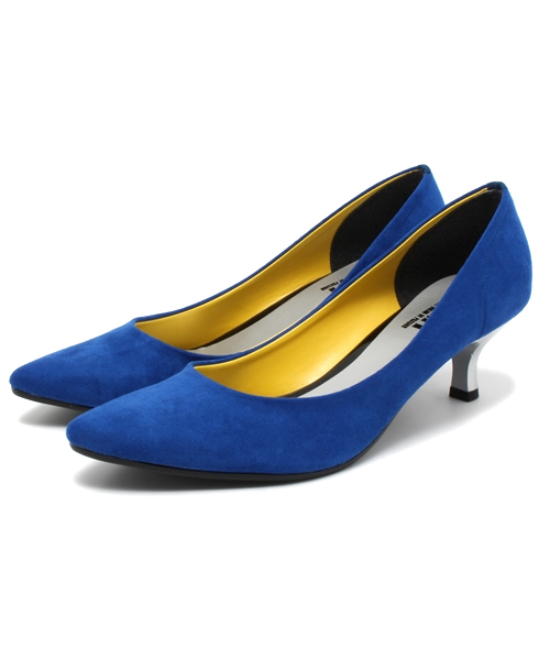 WHO'S WHO gallery（フーズフーギャラリー）の「【DCMT】Odekake Pumps（パンプス・レディース・グリーン/ブラック/ホワイト/ブルー/レッド/イエロー・24cm/22.5cm/23cm/24.5cm/23.5cm/24/23/36/38/37/35）」の4枚目の写真