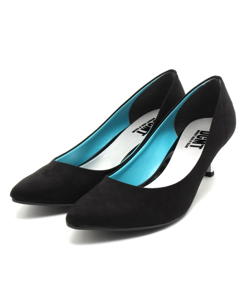 WHO'S WHO gallery（フーズフーギャラリー）の「【DCMT】Odekake Pumps（パンプス・レディース・グリーン/ブラック/ホワイト/ブルー/レッド/イエロー・24cm/22.5cm/23cm/24.5cm/23.5cm/24/23/36/38/37/35）」の2枚目の写真