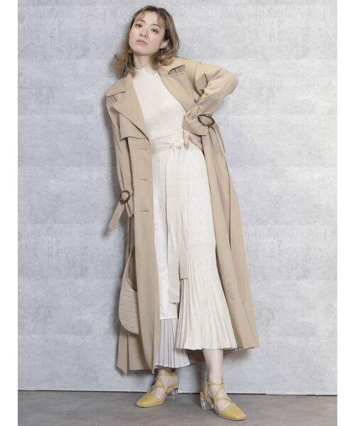 dazzlin(ダズリン)の「シフォンスリーブマーメイドワンピース(ワンピース・レディース・ベージュ/オフホワイト/モカ・FREE)」の15枚目の写真