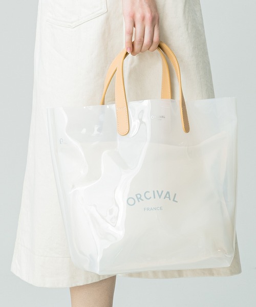 ORCIVAL（オーシバル）の「◇【ORCIVAL】クリアビーチバッグ 中