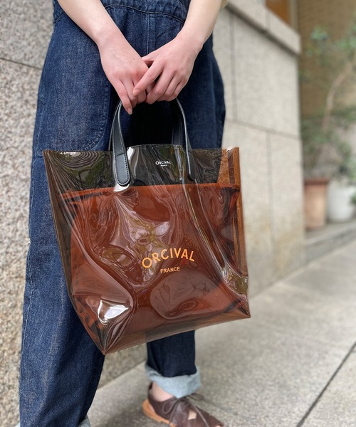 Orcival クリアビーチバッグ 中 トートバッグ Orcival オーシバル のファッション通販 Zozotown