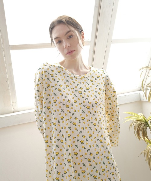 新品 O PROJECT オープロジェクト ワンピース　ワッフル　ユニセックス 新品 O PROJECT オープロジェクト ワンピースワッフルユニセックス