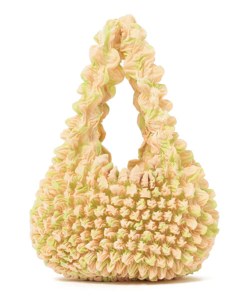 Ray BEAMS（レイビームス）の「BUNZABURO × Ray BEAMS / 別注 絞り Mini BAG（ハンドバッグ・レディース・ライトブルー/イエロー/ラベンダー・ONE SIZE）」の3枚目の写真