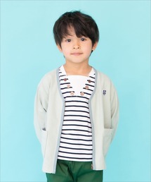 布帛カーディガン