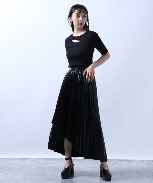 HARE（ハレ）の「フロントアキトップス(HARE)（Tシャツ