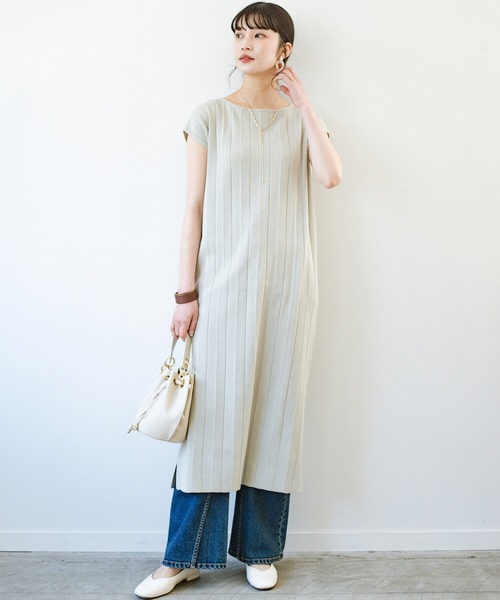 脱カットソーワンピ 楽ちんさは同じなのにきちんと見えは100倍ニットワンピース By Que Made Me ワンピース Haco ハコ のファッション通販 Zozotown