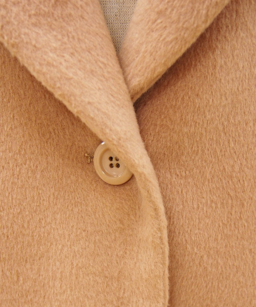 one after another NICE CLAUP（ワンアフターアナザーナイスクラップ）の「【ＶｉＶｉ12月号掲載　ナイスクラップ】チェスターコート（チェスターコート・レディース・ベージュ系その他/サックスブルー/ブラック・MEDIUM/LARGE）」の7枚目の写真